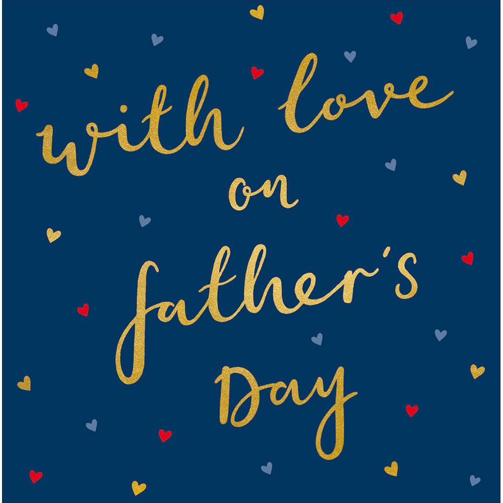 Woodmansterne Small Heart with Text Father's Day Card