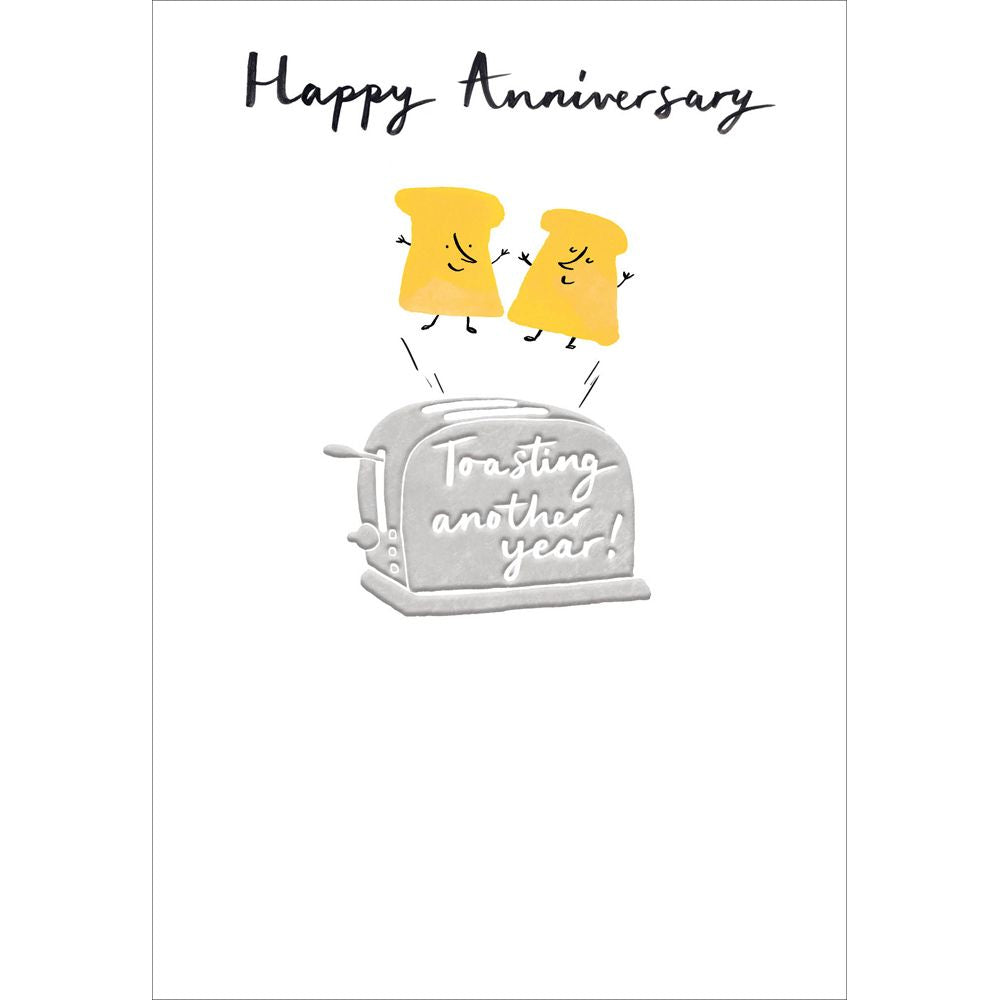 Woodmansterne Toasting Another Year Anniversary Card
