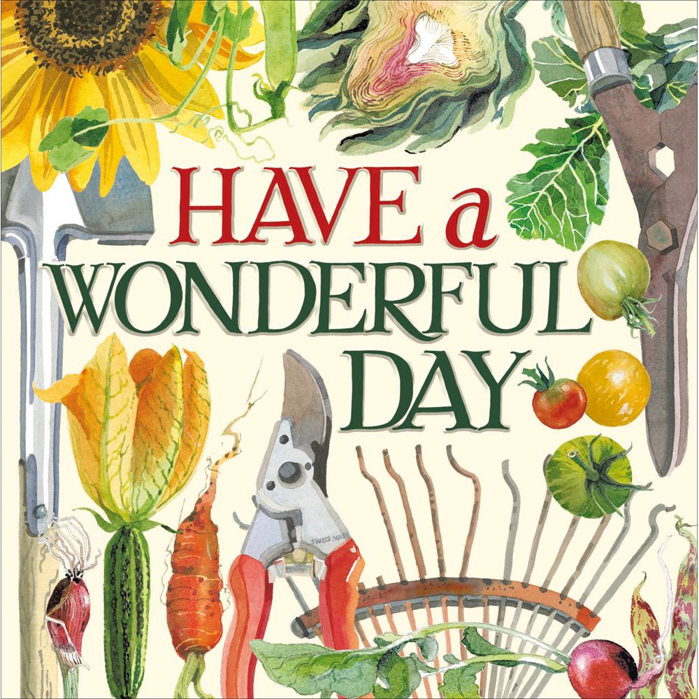 Woodmansterne Wonderful Day Gardening Birthday Card