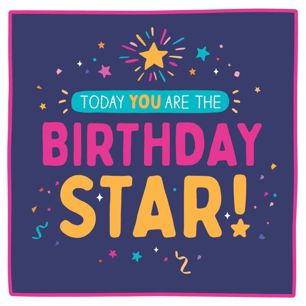 Woodmansterne Birthday Star Birthday Card