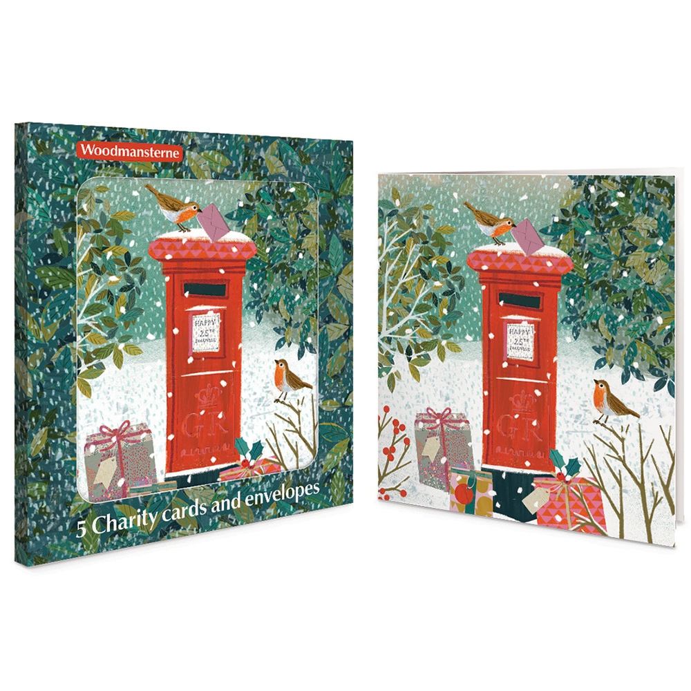 Woodmansterne Christmas Delivery Boxed Christmas Cards - Pack of 5