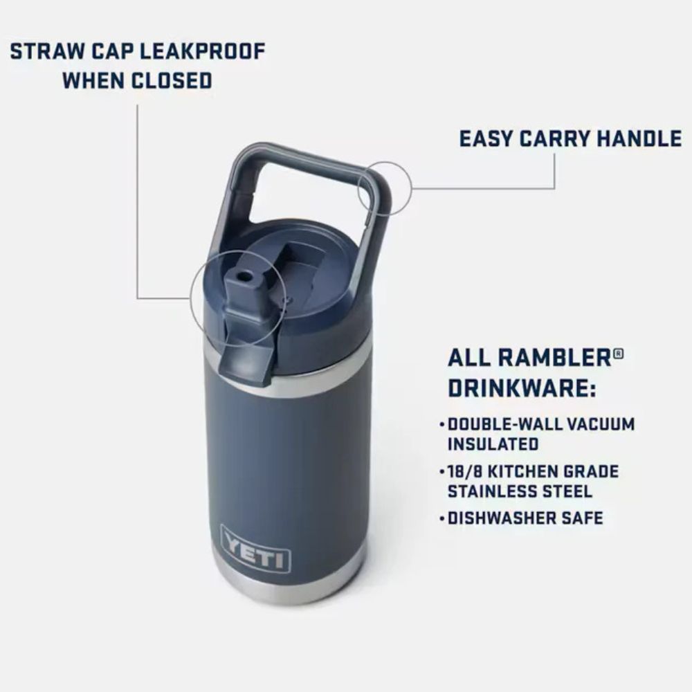 Yeti Rambler 12oz Kids Chug Bottle with Straw - Big Sky Summer Camp