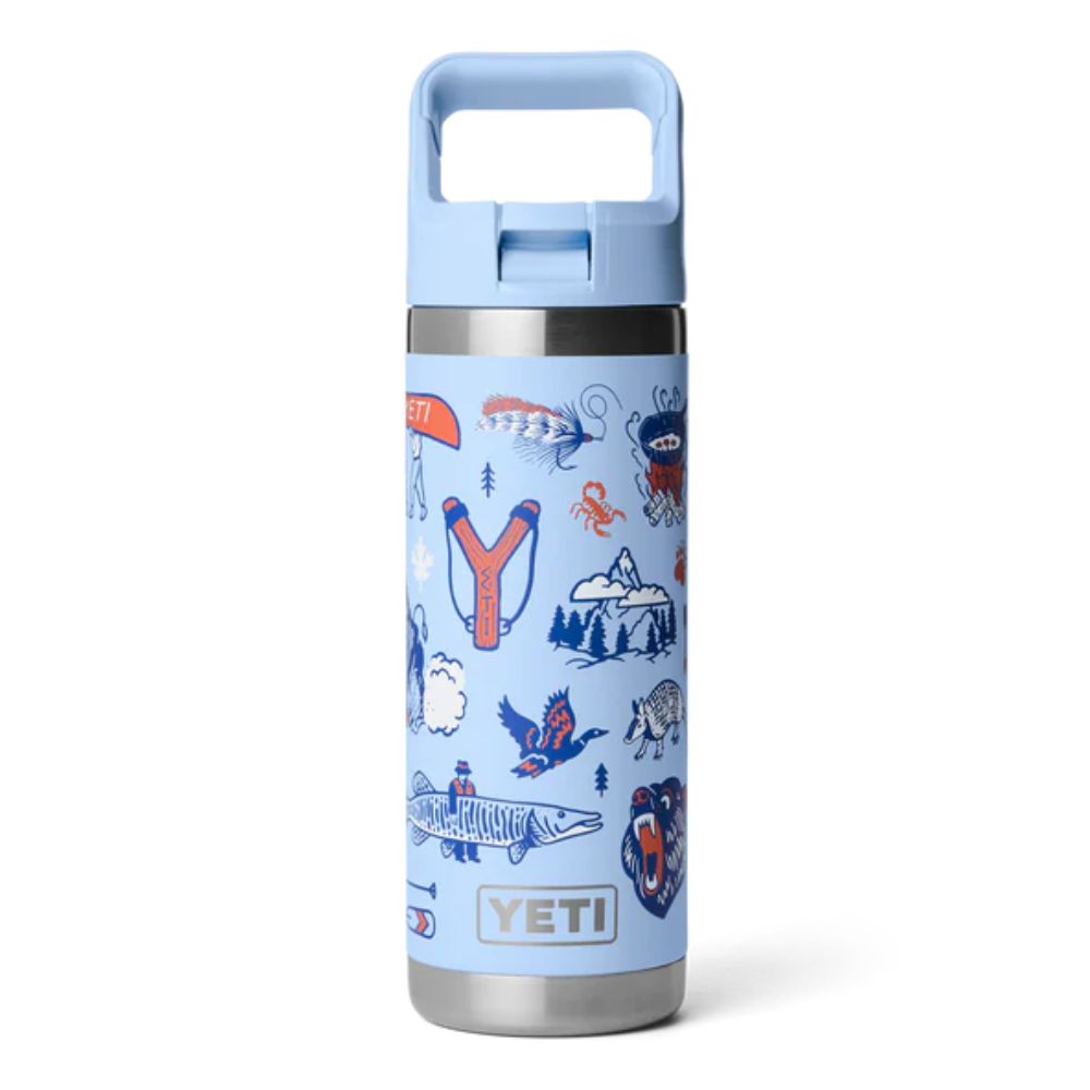 Yeti Rambler 18oz (532ml) Chug Bottle with Straw - Big Sky Summer Camp