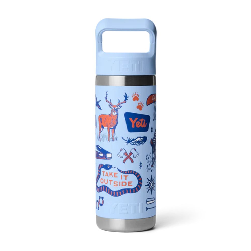 Yeti Rambler 18oz (532ml) Chug Bottle with Straw - Big Sky Summer Camp