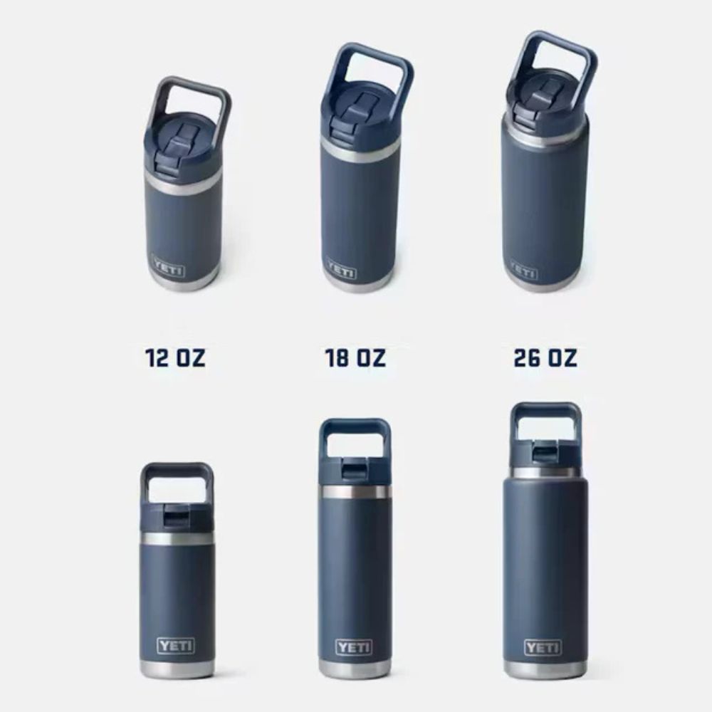 Yeti Rambler 26oz (769ml) Chug Bottle with Flip Straw - Black