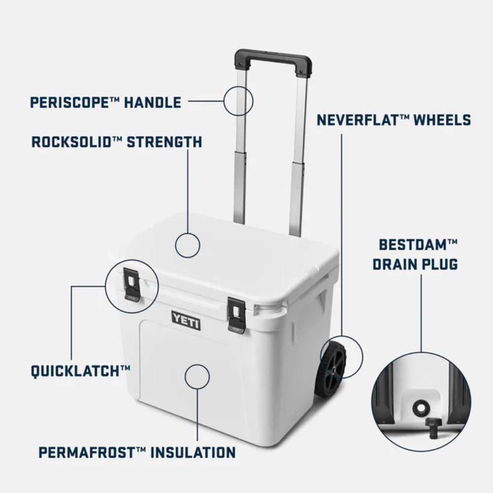 Yeti Roadie 60 Wheeled Cool Box - King Crab