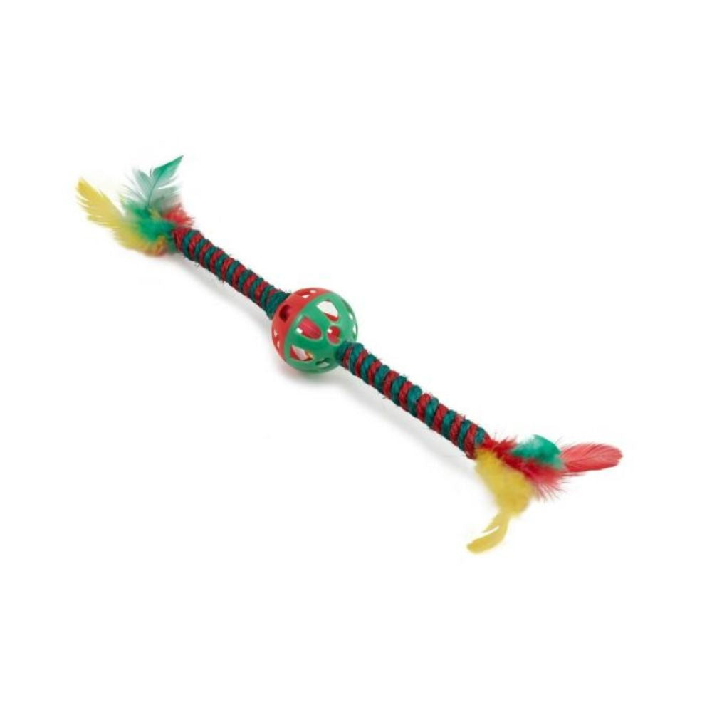 Ancol 35cm Christmas Jingle Ball Teaser Dog Toy