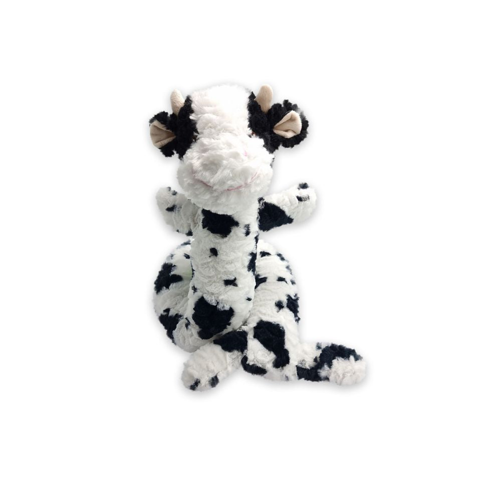Ancol 1m Playtime Super Long Cow Squeaky Dog Toy