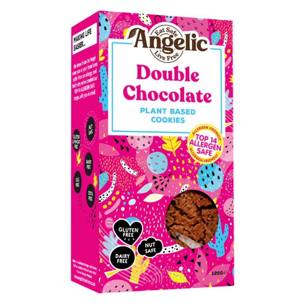 Angelic 125g Gluten Free Double Chocolate Cookies