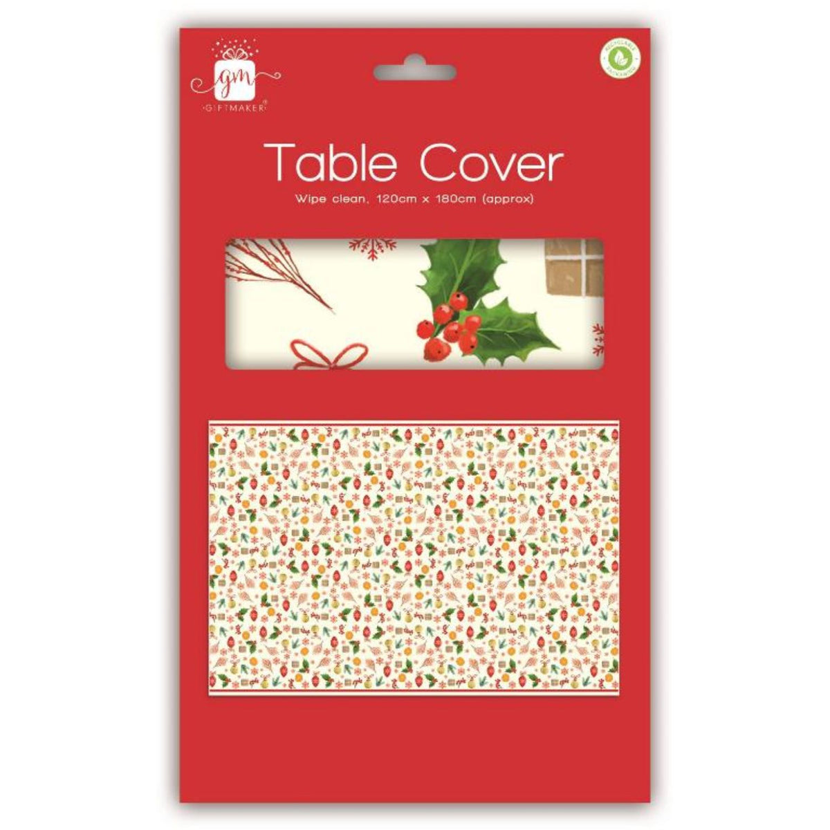 Anker 180cm Christmas Traditional Table Cover
