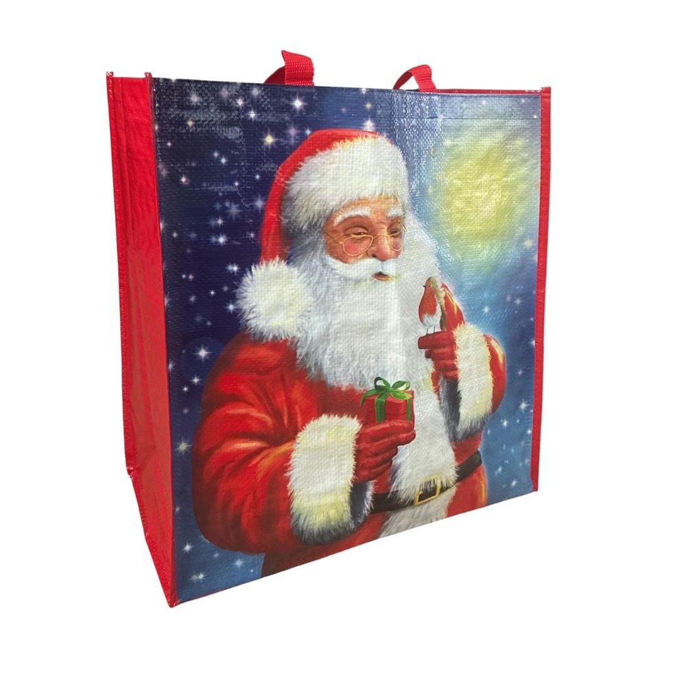Anker 45cm Santa & Robin Christmas Gift Bag