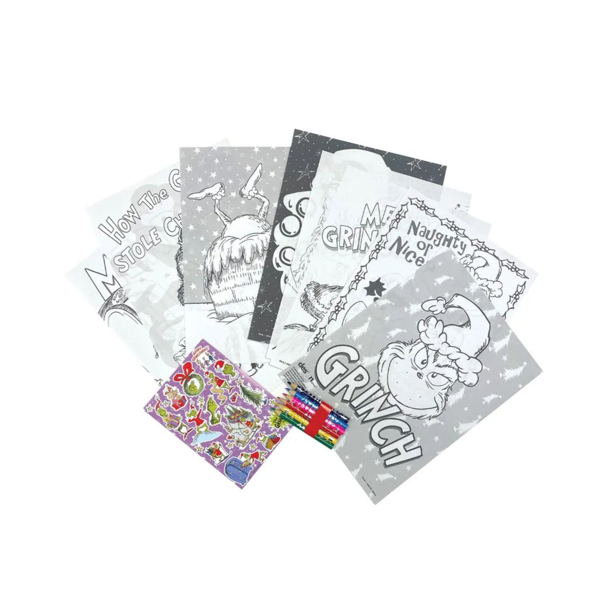 Anker Christmas Grinch Colouring Set