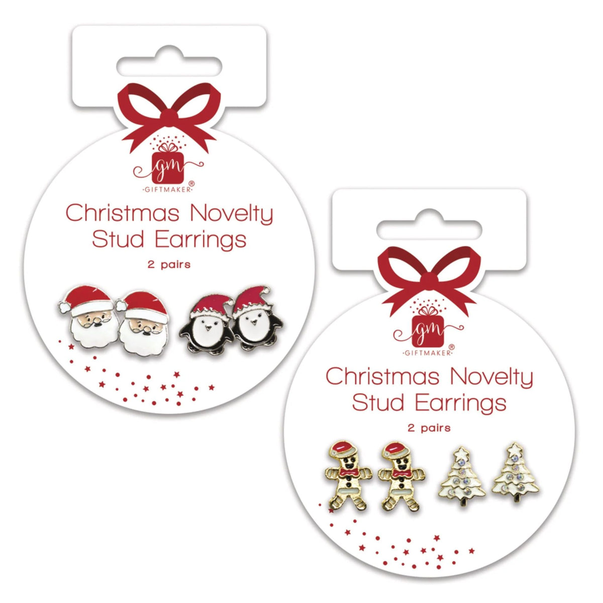 Anker Christmas Novelty Stud Earrings