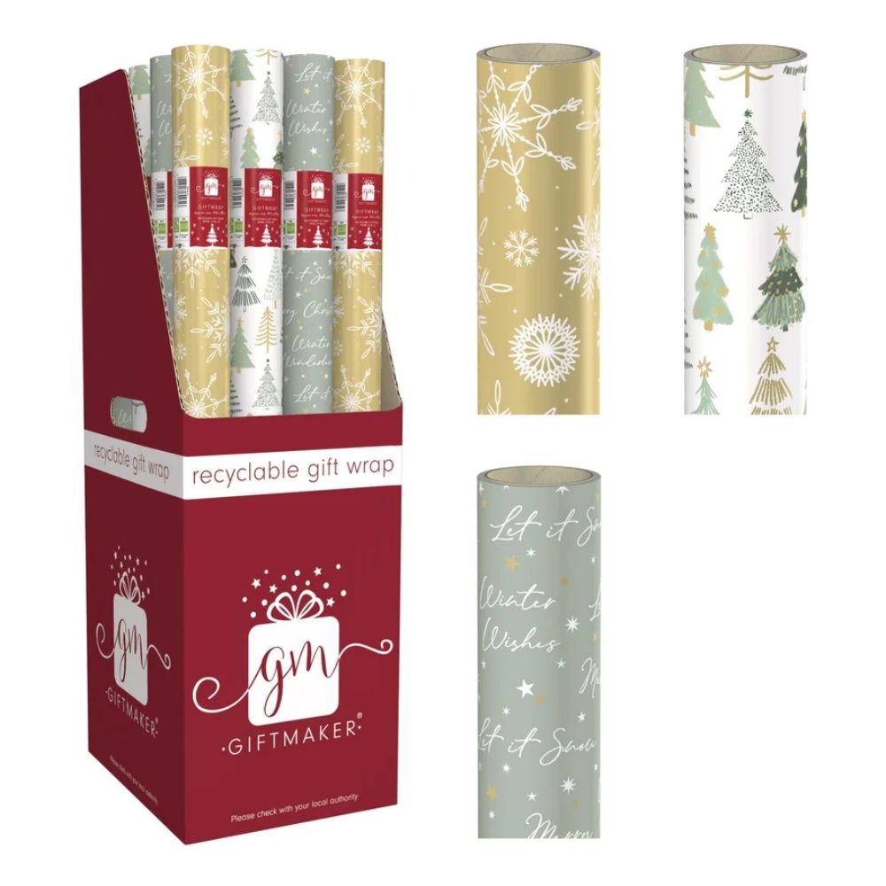 Anker Nordic Noel 4m Wrapping Paper (Choice of 3)