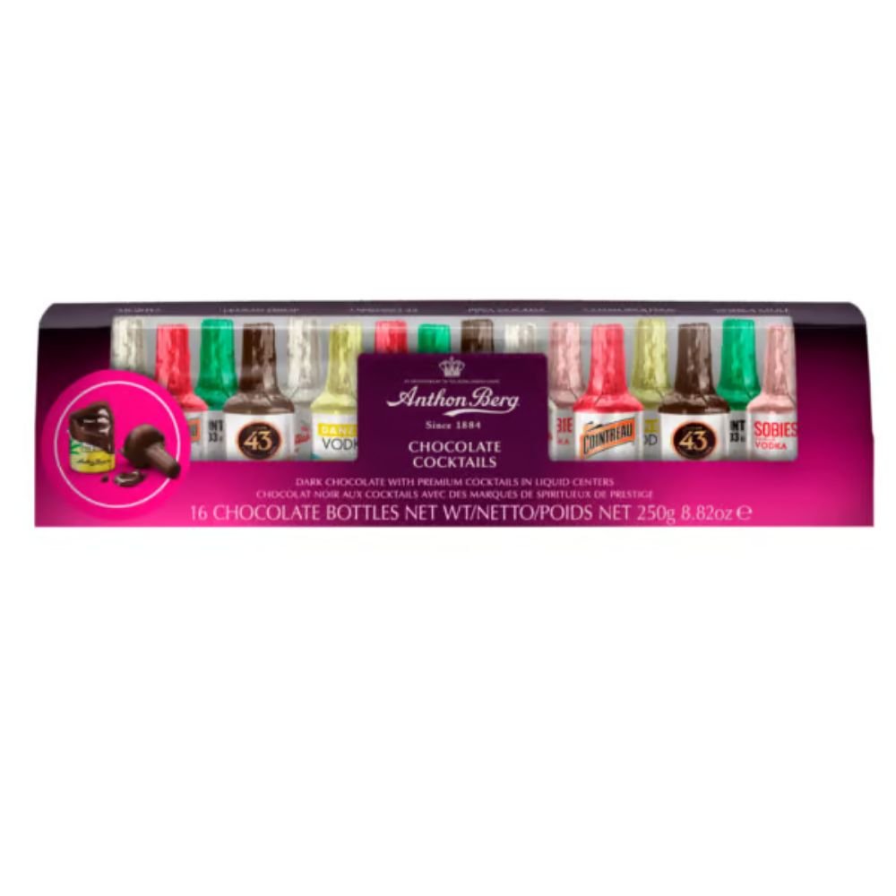 Anthon Berg 250g Mini Cocktail Liqueurs - Old Railway Line Garden Centre