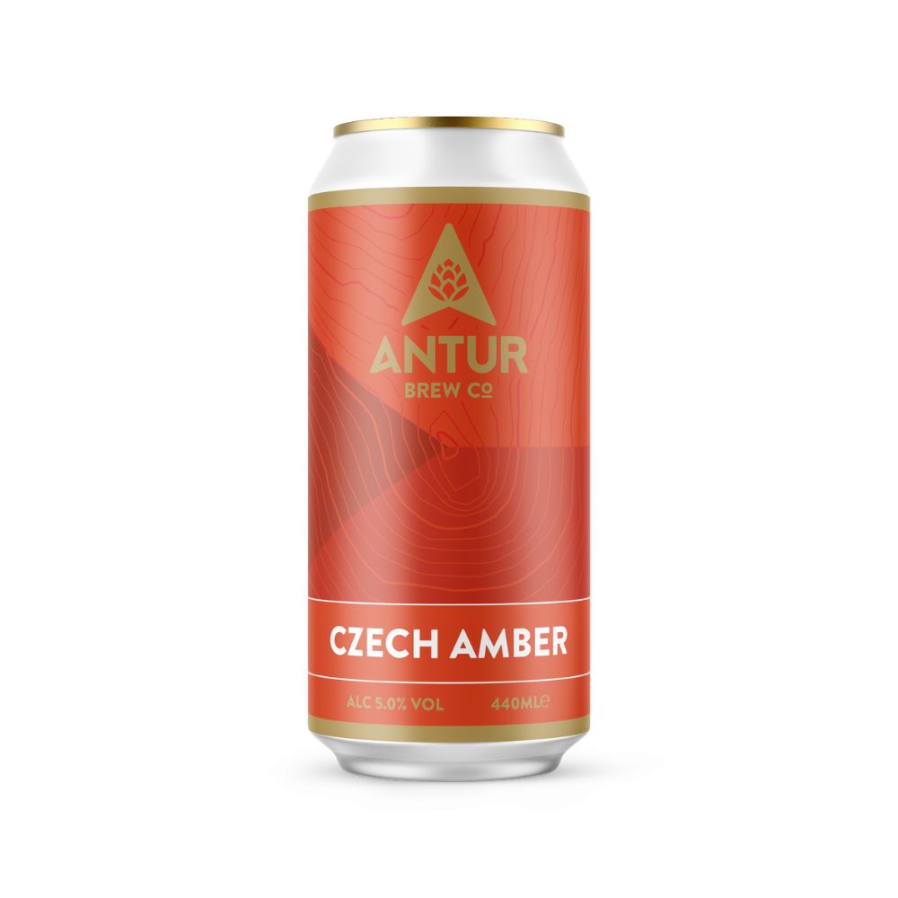 Antur Brew Co. 440ml Czech Amber Can