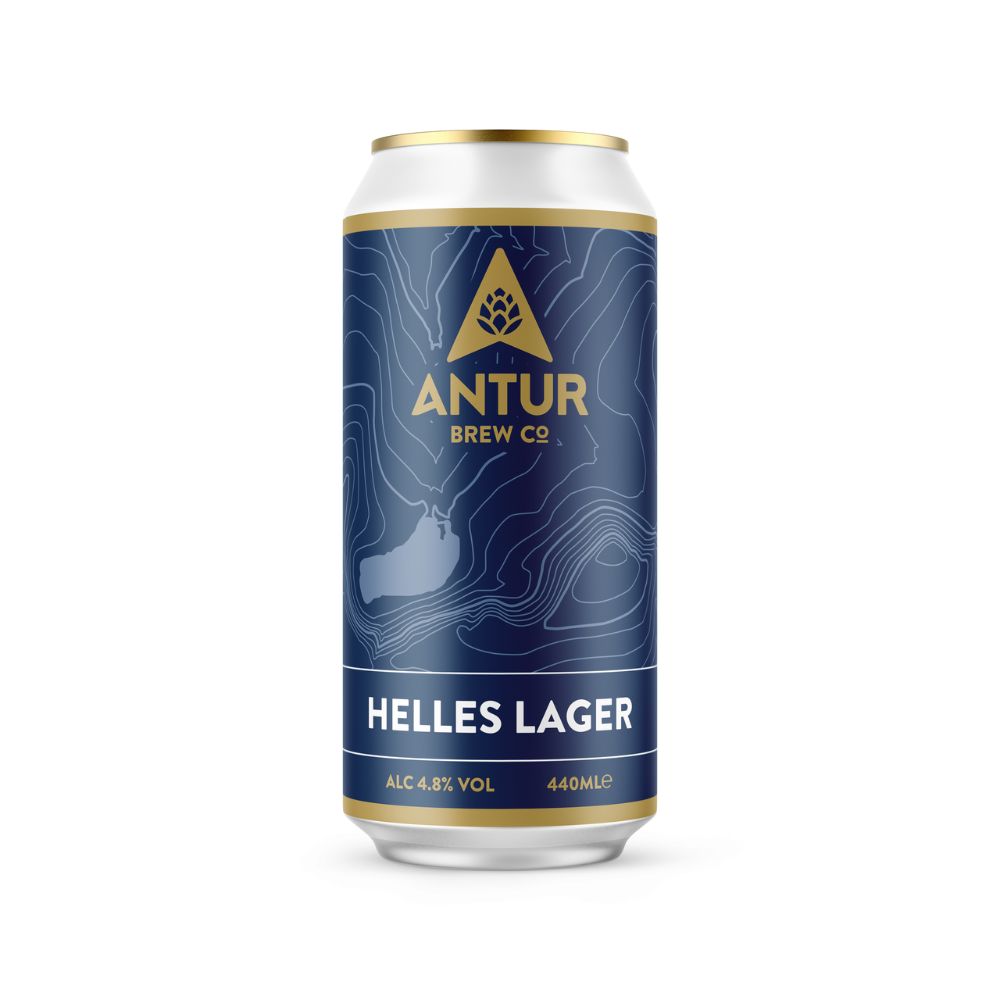 Antur Brew Co. 440ml Helles Lager Can