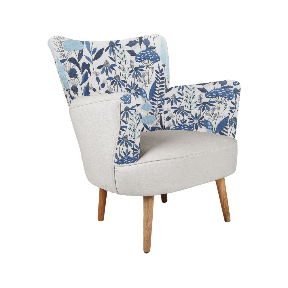 Aquarelle 83cm Amelia Chair Ezra Bluebell