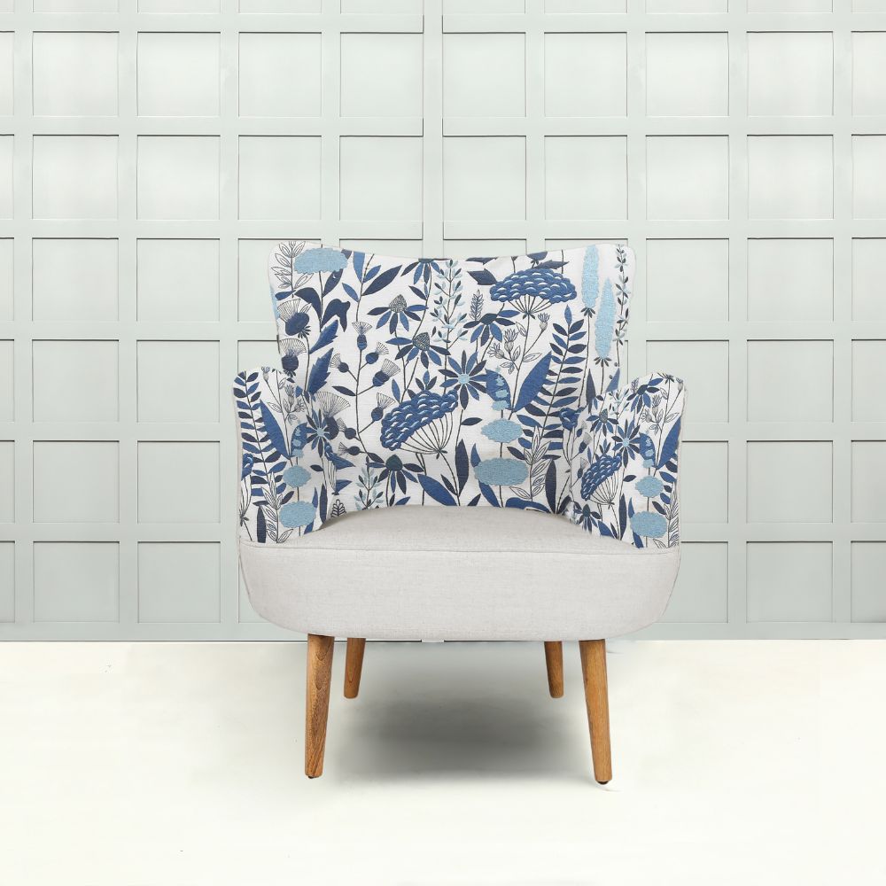 Aquarelle 83cm Amelia Chair Ezra Bluebell