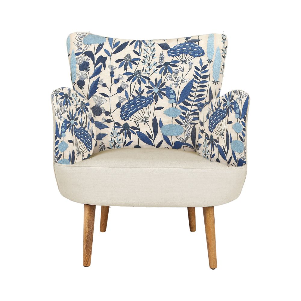 Aquarelle 83cm Amelia Chair Ezra Bluebell