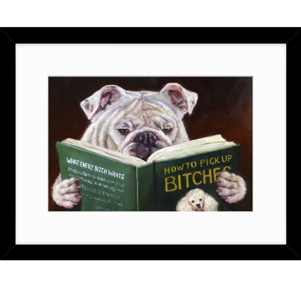 Artko 44cm 'How To Pick Up' Framed Print by Lucia Hefferman