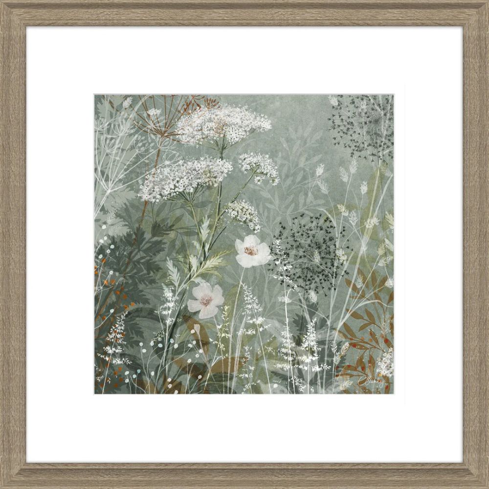 Artko 55cm 'Wild Sage Meadow I' Framed Print by Charlotte Oakley