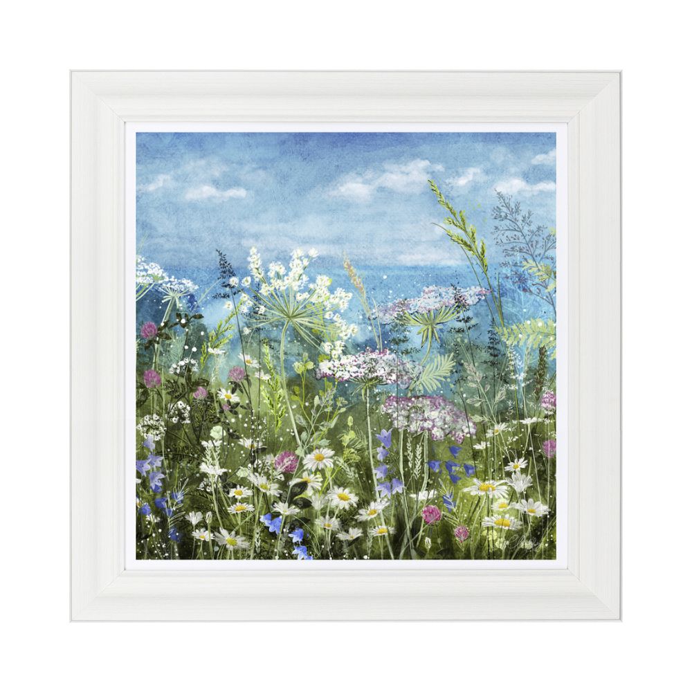 Artko 61cm Hand Finished 'Seaside Bloom II' Framed Print by Charlotte Oakley