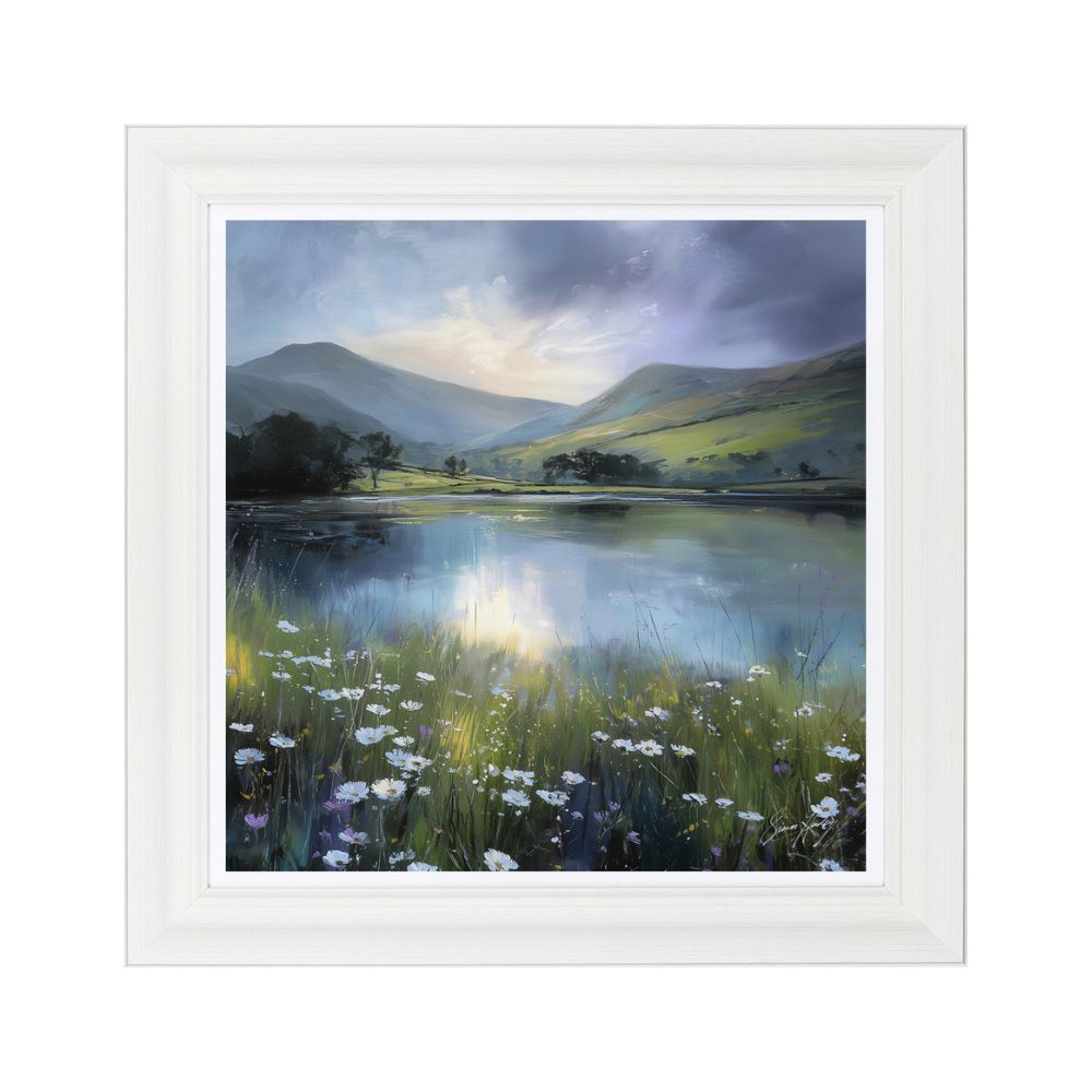Artko 61cm Hand Finished ''The Waters Edge II' Framed Print by Simon Hartley