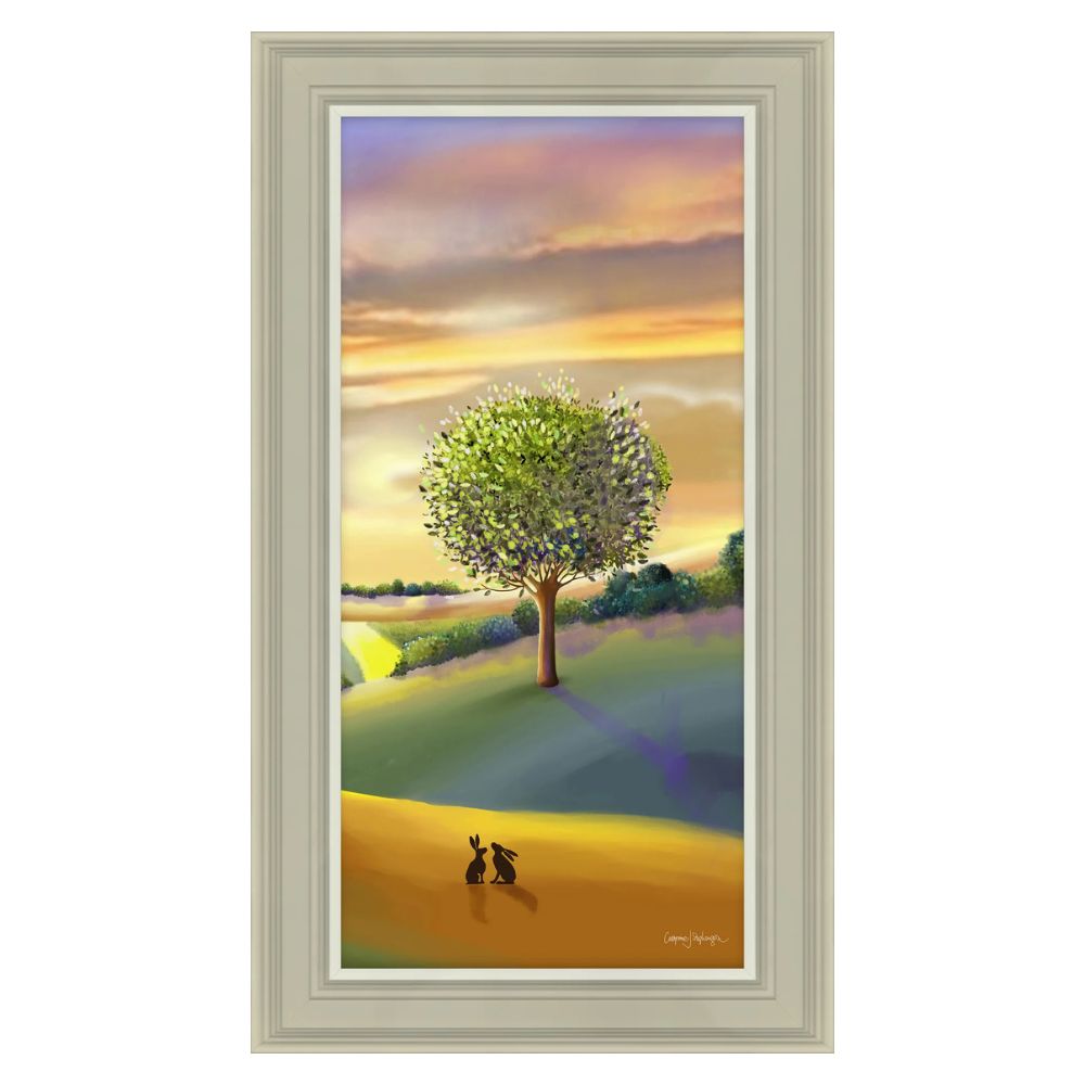 Artko 70cm Hand Finished 'The Golden Hour Detail II' Framed Print by Catherine J Stephenson
