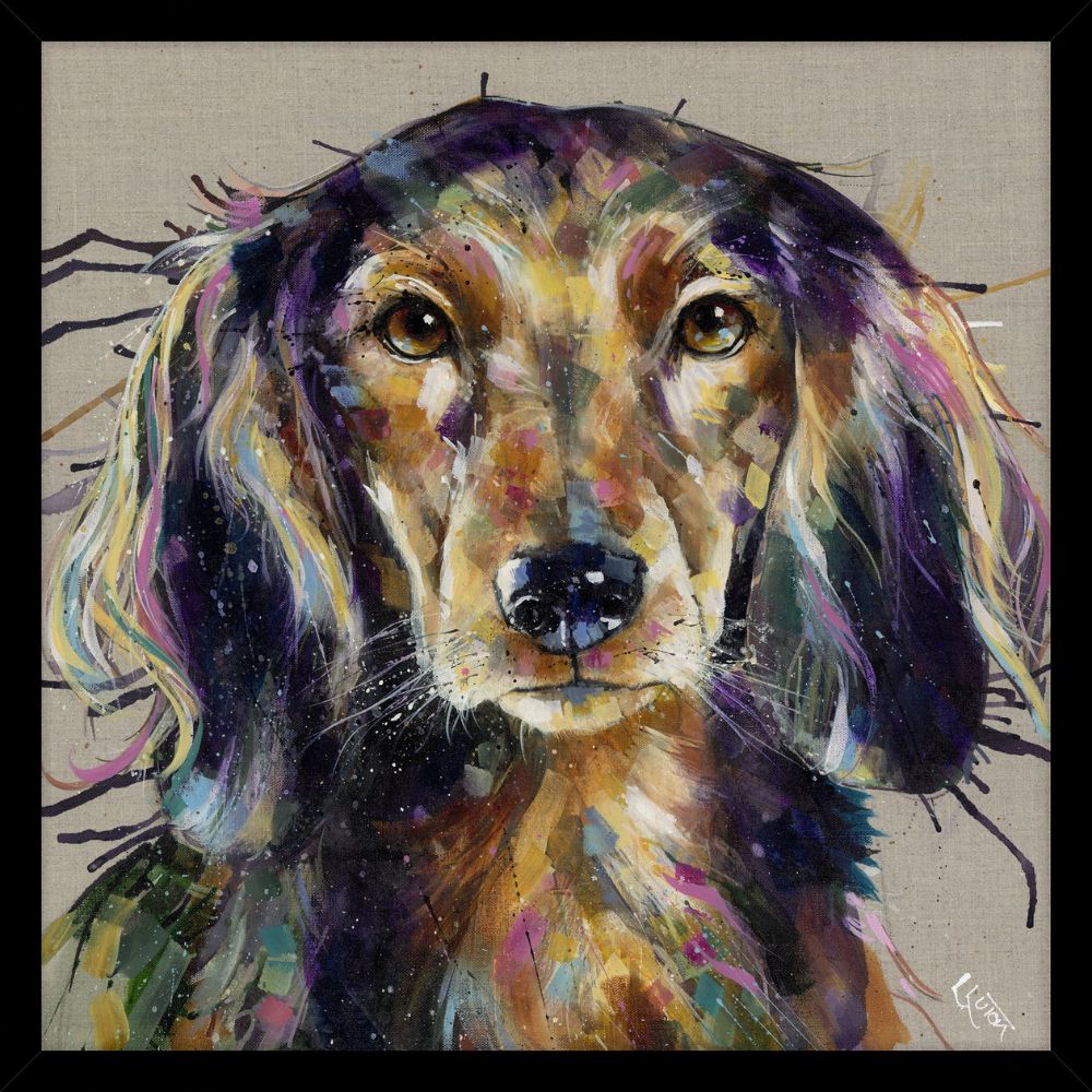 Artko 75cm 'Frankie The Dog' Canvas Print by Louise Luton