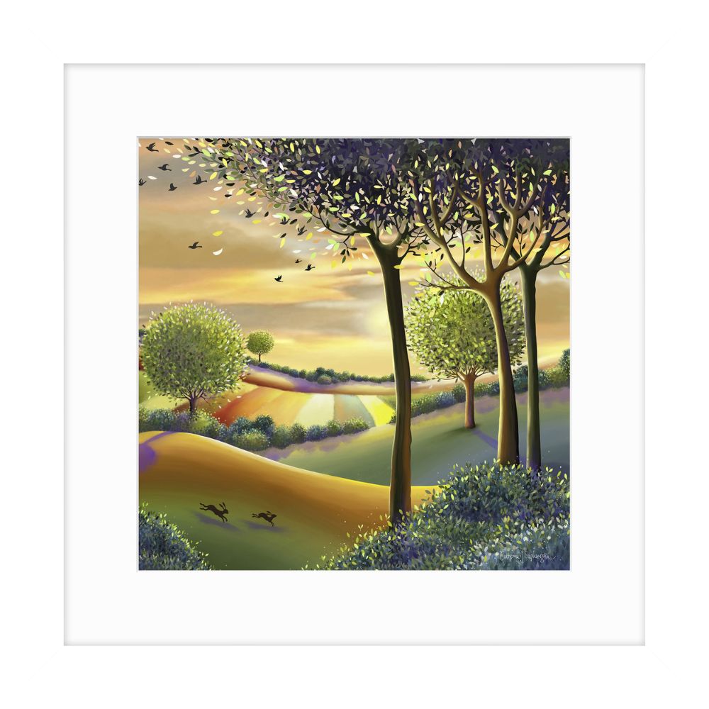 Artko 43.5 cm 'Golden Hour Small' Framed Print by Catherine J Stephenson