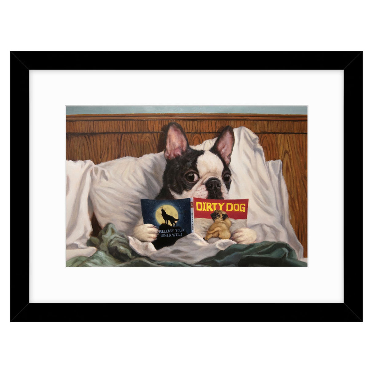 Artko 43.5cm 'Dirty Dog' Framed Print by Lucia Hefferman