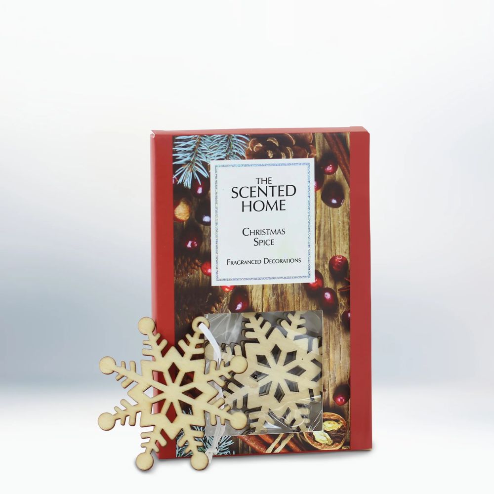 Ashleigh & Burwood 'Christmas Spice' Scented Snowflake Hanging Decoration