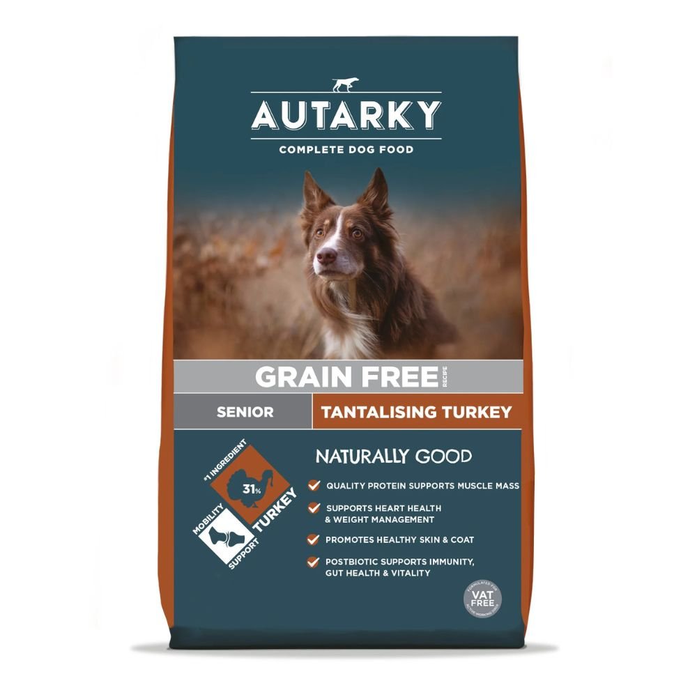 Autarky 2kg Grain Free Turkey Senior Dog Food - Old Railway Line Garden Centre