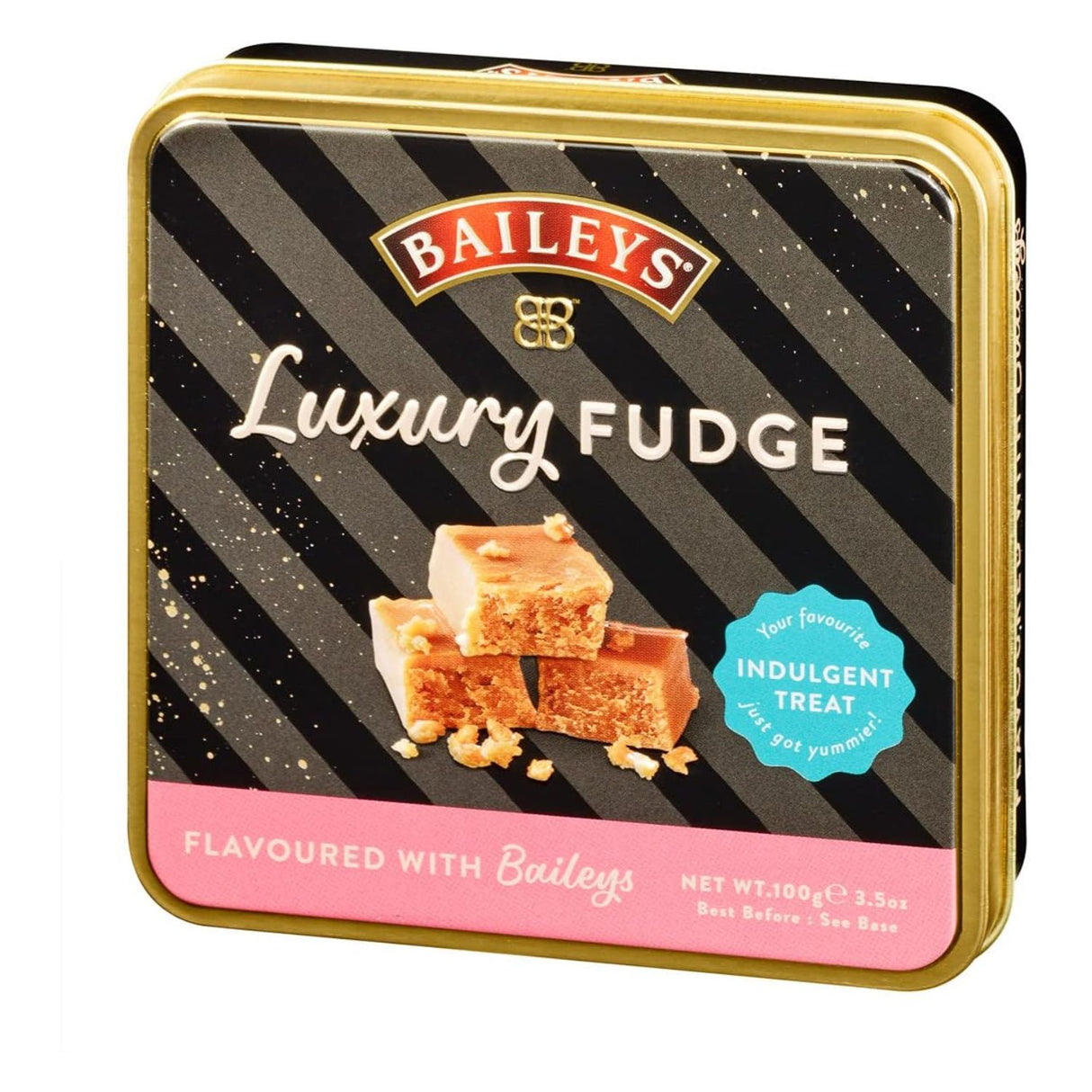 Baileys 100g Flavoured Luxury Fudge in Square Tin