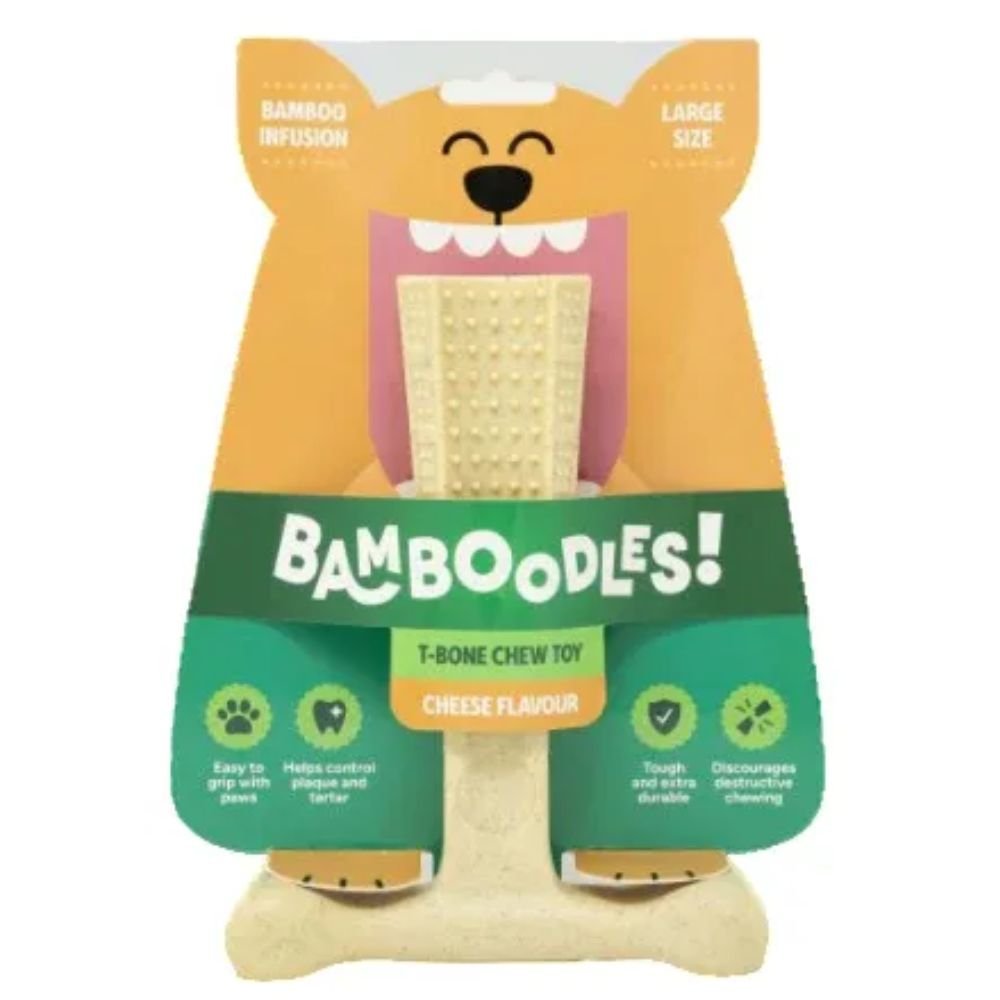 Bamboodles Large Cheese Dog Chew - Old Railway Line Garden Centre