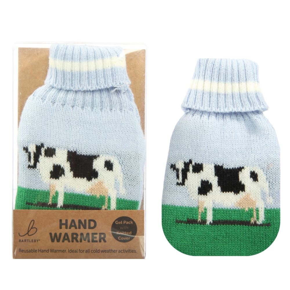 Bartleby Cow Knitted Hand Warmer