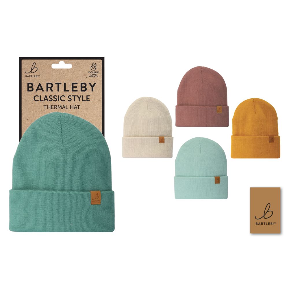 Bartleby Deluxe Knitted Beanie Hat (Choice of 5)