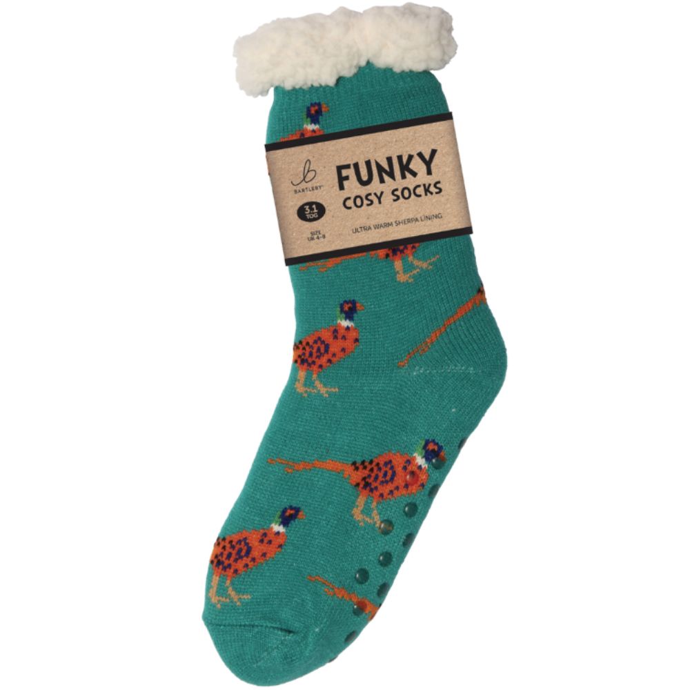 Bartleby Ladies Pheasant Sherpa Socks