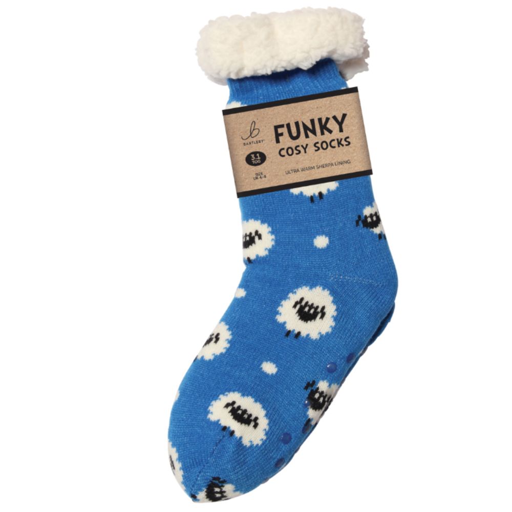 Bartleby Ladies Sherpa Sheep Socks