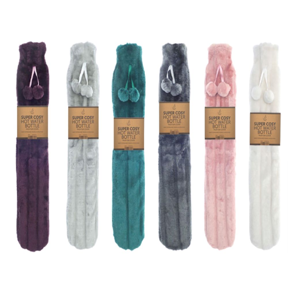 Bartleby Long Faux Fur Hot Water Bottle (Choice of 6)