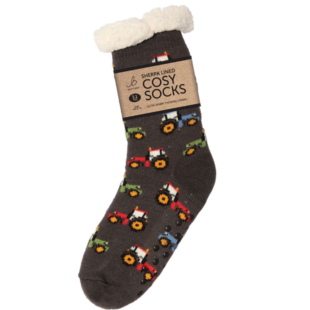 Bartleby Mens Tractor Sherpa Socks
