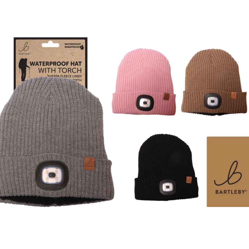 Bartleby Waterproof Hat with Light (Choice of 4)