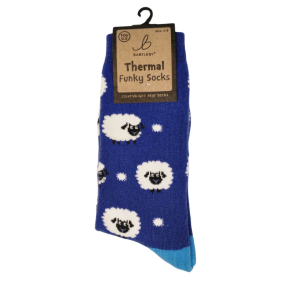 Bartleby Woolly Sheep Thermal Socks Size 4-8