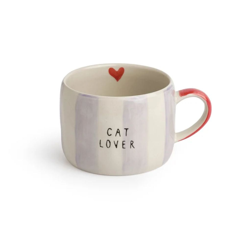 Belly Button Cat Lover Stoneware Mug