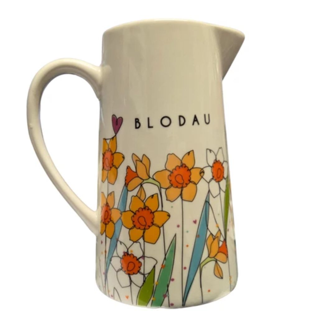 Belly Button Large Jug `Blodau` Daffodils