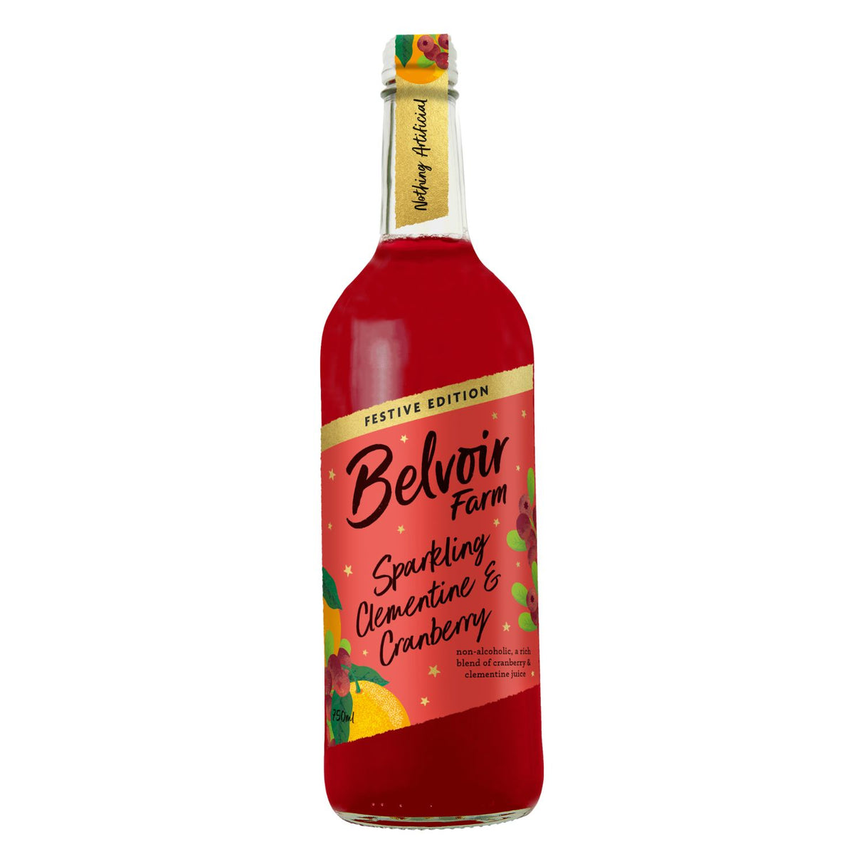 Belvoir 750ml Clementine and Cranberry