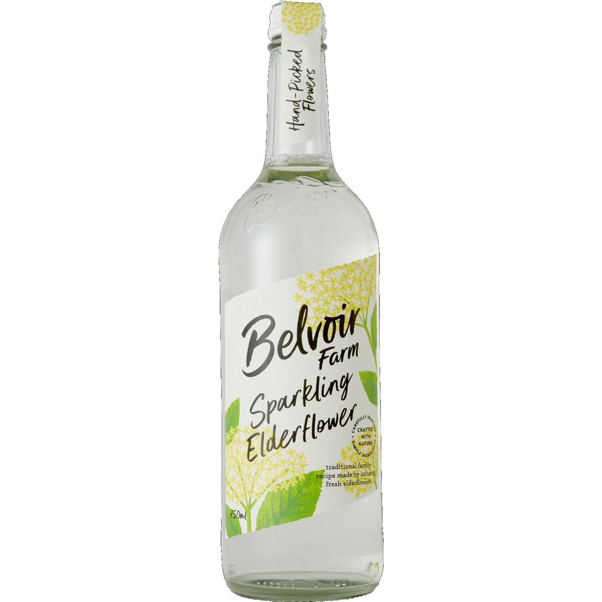 Belvoir Farm 750ml Sparkling Elderflower Pressé - Old Railway Line Garden Centre
