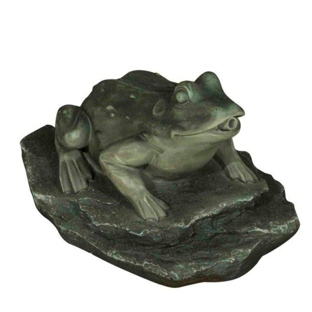 Bermuda 30cm Frog On Lilypad Pond Ornament