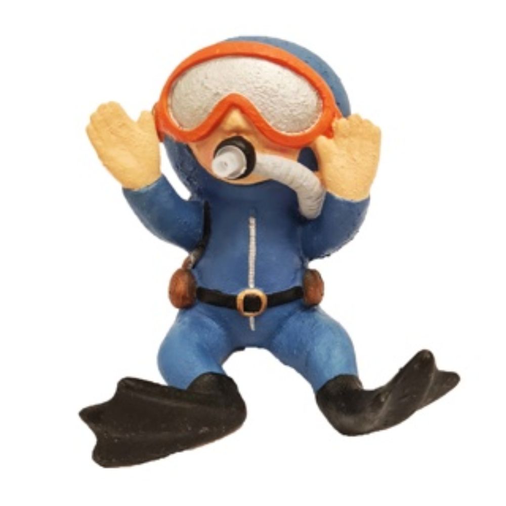 Betta 10cm Air Action Exploring Diver Aquarium Ornament